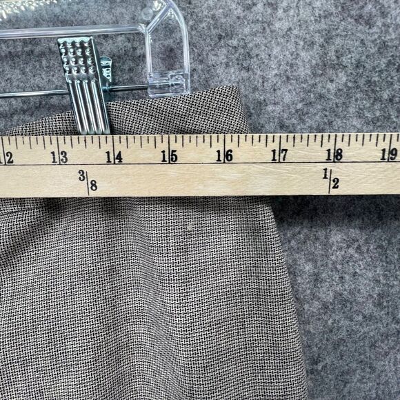 Pendleton Trouser Pants Womens 12 Brown Wool Herringbone Savvy Stretch Classic - Picture 6 of 13